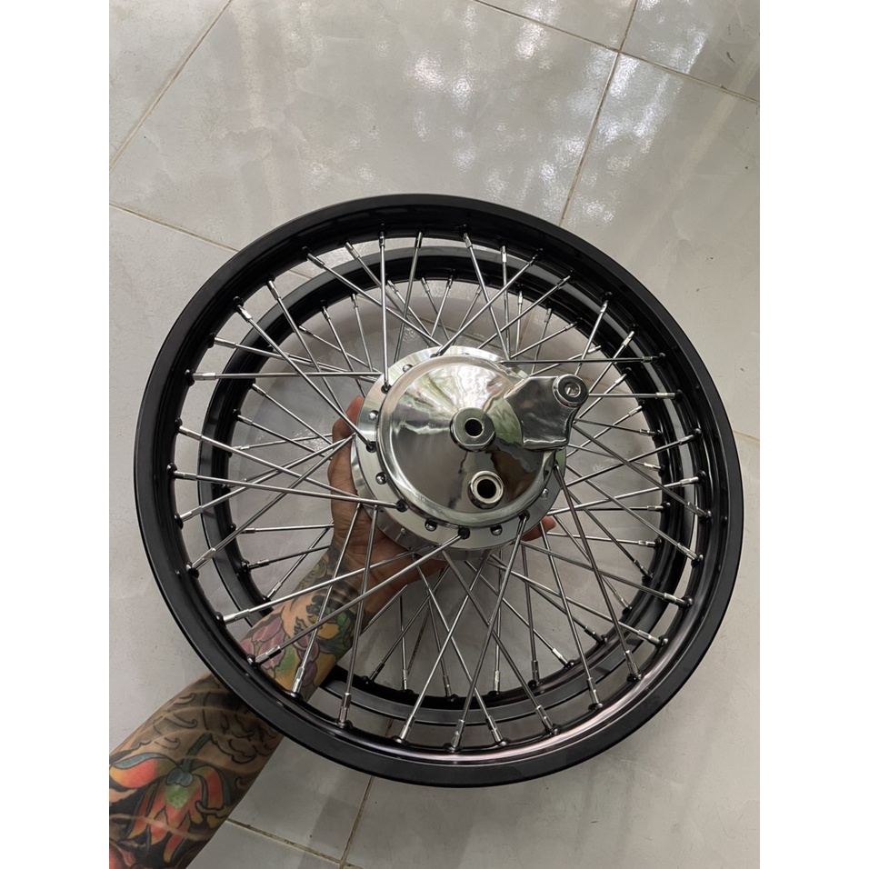 CĐN trước đĩa sau đùm crom dành cho wave 100 và dream và wave s