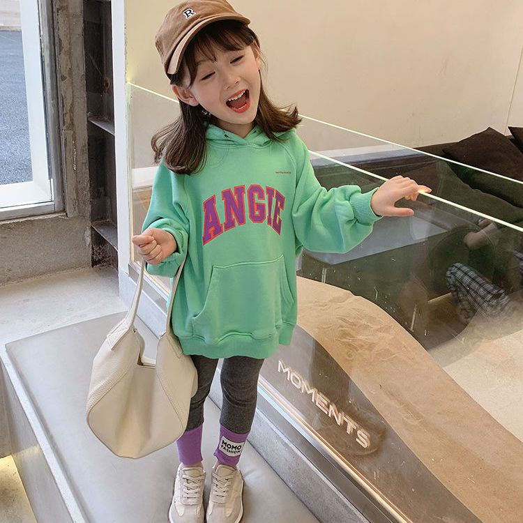 Áo Khoác Hoodie Thể Thao Dáng Rộng In Chữ Thời Trang Xuân Thu Hàn Quốc 2022 Mới