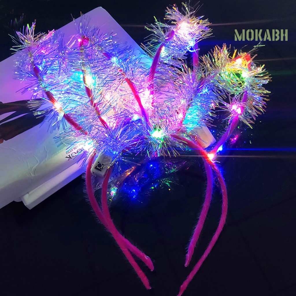 Băng Đô Tai Thỏ Phát Sáng Trong Bóng Tối 3 Tốc Độ Với 14 Đèn Led