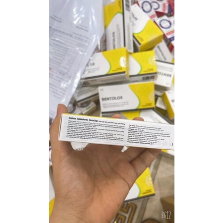 VIÊN ĐẶT TRĨ BENTOLOX SUPPOSITORIES HỘP 10 VIÊN