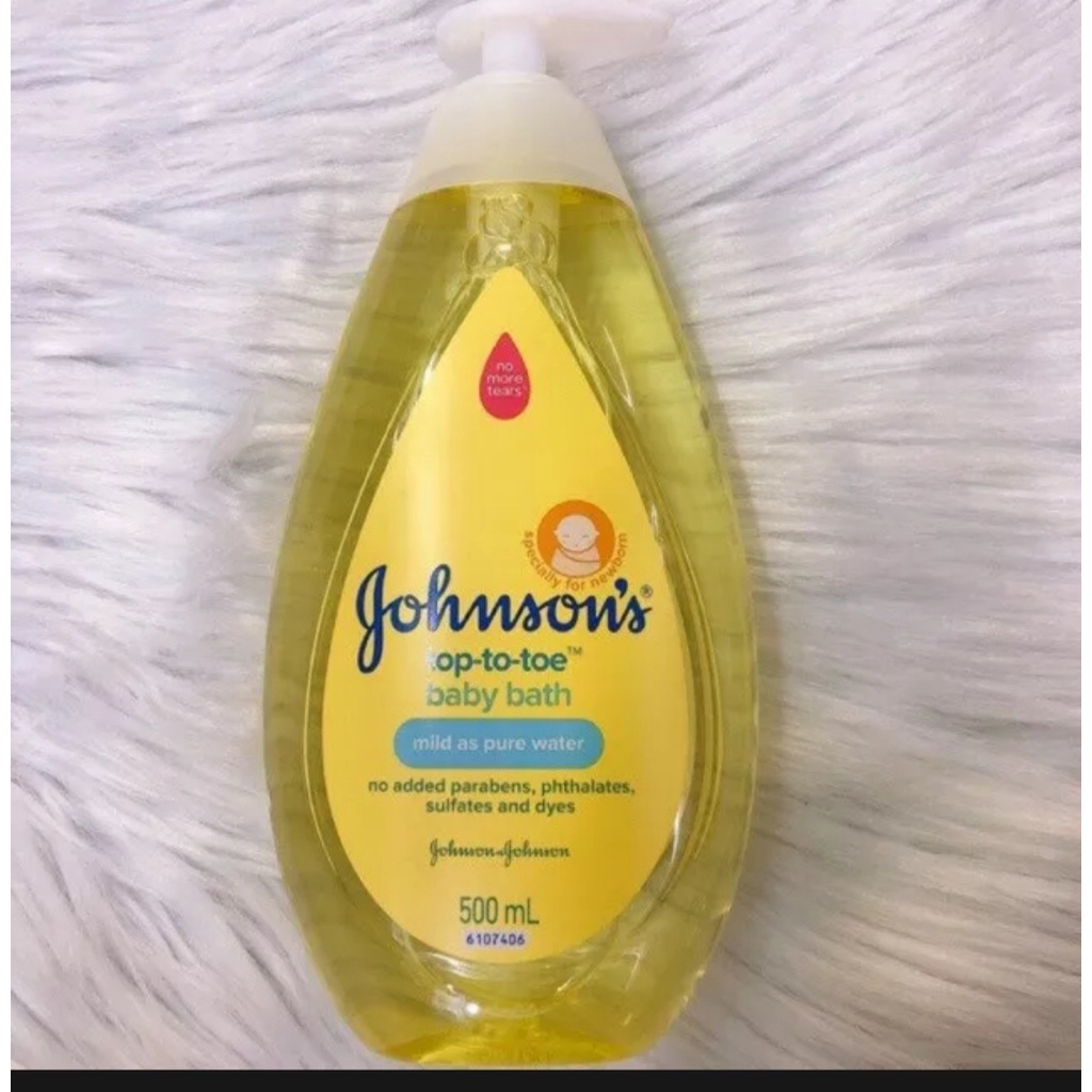 Sữa tắm gội toàn thân mềm mịn Johnson's Baby Top to Toe không gây khô da cho bé (500ml)