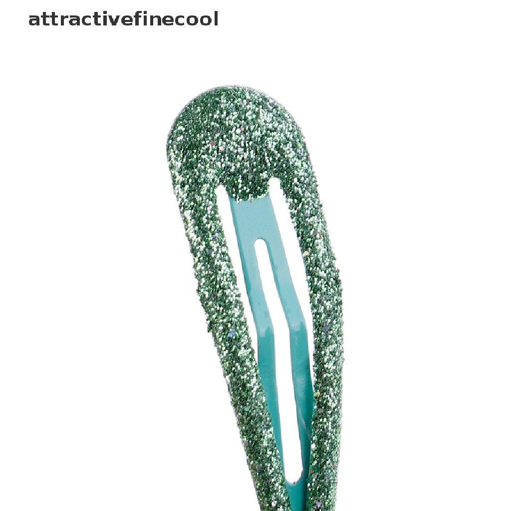 Set 10 Kẹp Tóc Kim Loại Lấp Lánh Cho Bé Gái