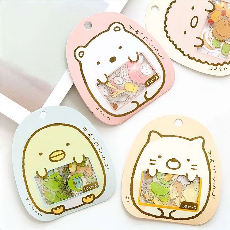 Bộ 50 Miếng Sticker Kawaii Molang Siêu Xinh