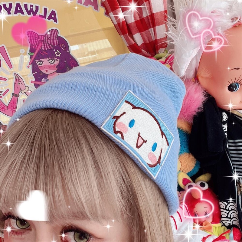 SANRIO Mũ Len Thiết Kế Đáng Yêu Thời Trang Dành Cho Cặp Đôi