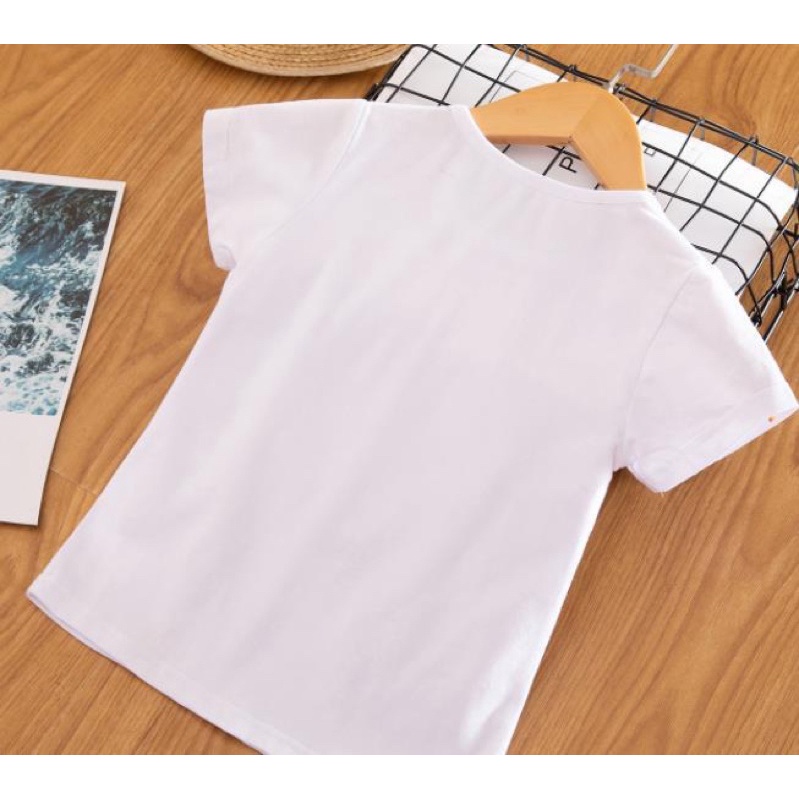 Áo thun trẻ em ngựa Pony kim sa vuốt đổi hình cho bé gái