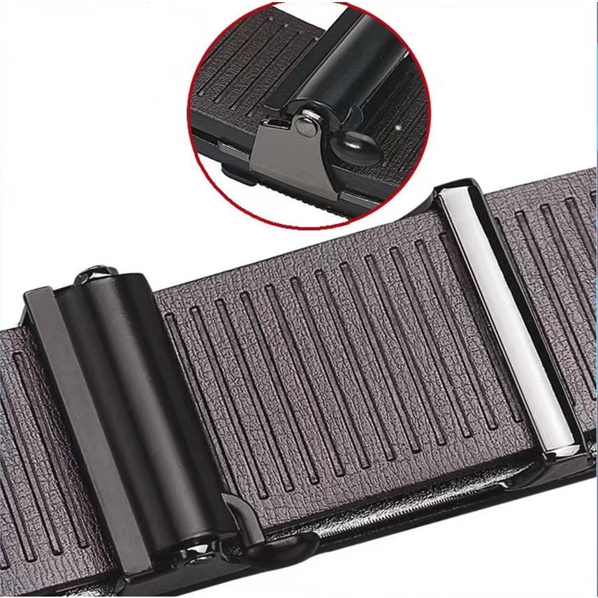 Thắt Lưng Da Dây nịt nam Cao Cấp khóa tự động 110cm-130cm x 3.5cm-106