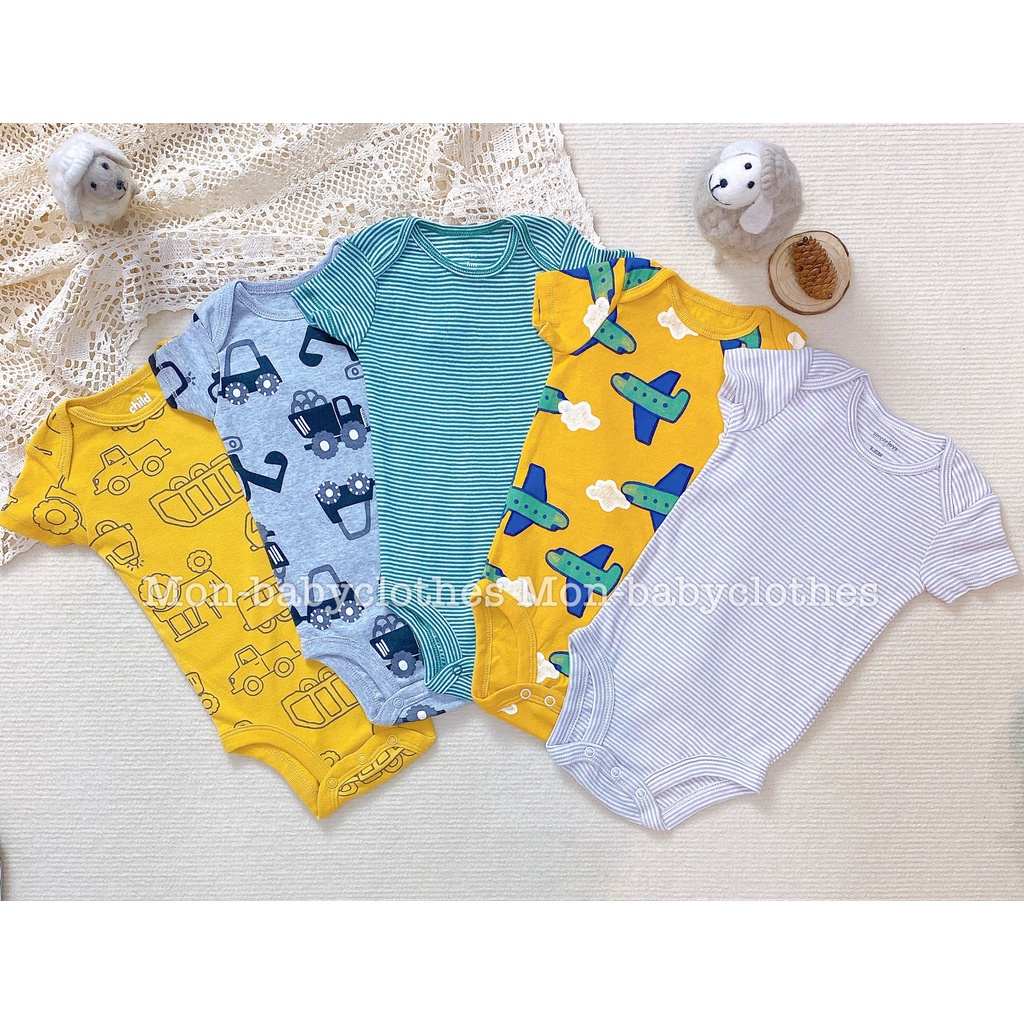 Set 5 body chip cộc đủ size cho bé [[NGẪU NHIÊN]