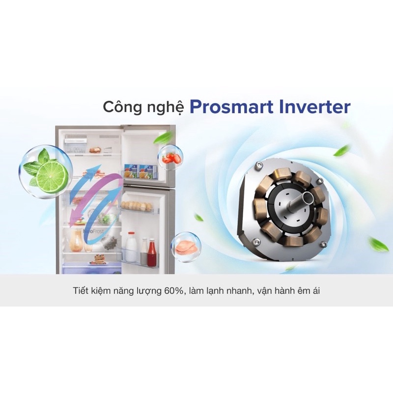 Tủ lạnh Beko Inverter trưng bày 200 lít RDNT200I50VS mới 99%