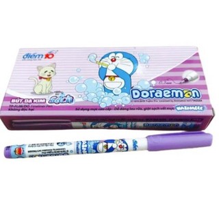 Bút lông kim doraemon điểm 10 tp-fl08/do - 1 cây mực tím
