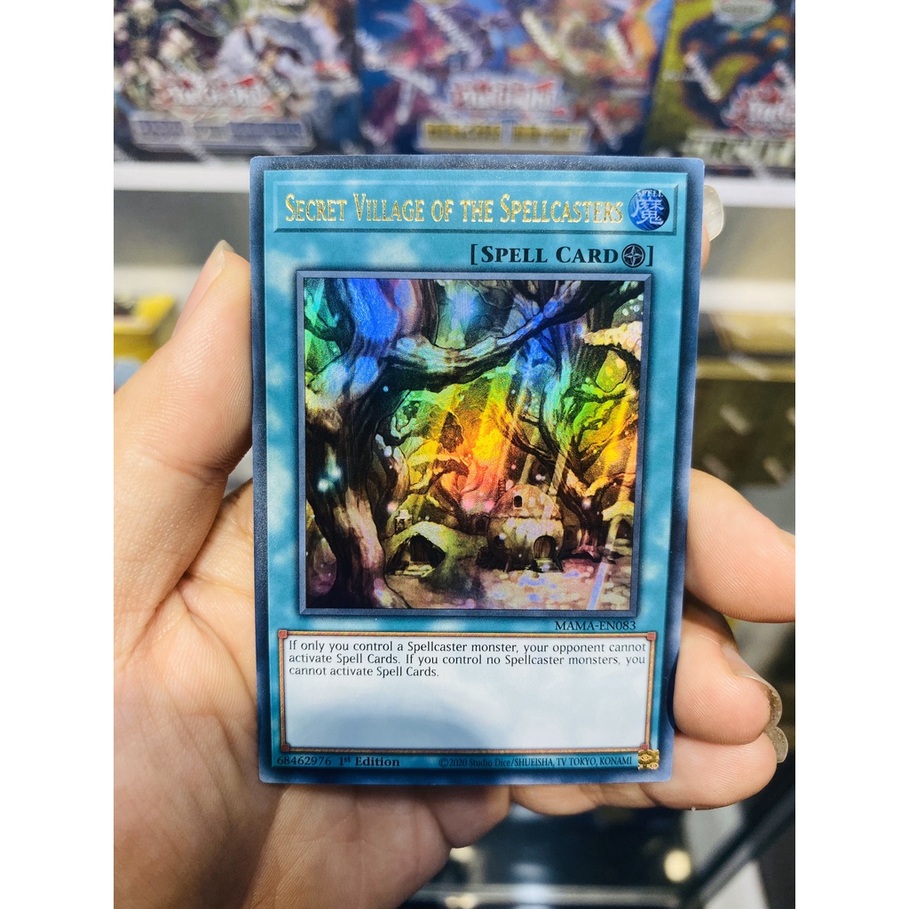 Thẻ Bài YugiOh! Mã MAMA-EN083 - Secret Village of the Spellcasters - Ultra Rare - 1st Edition