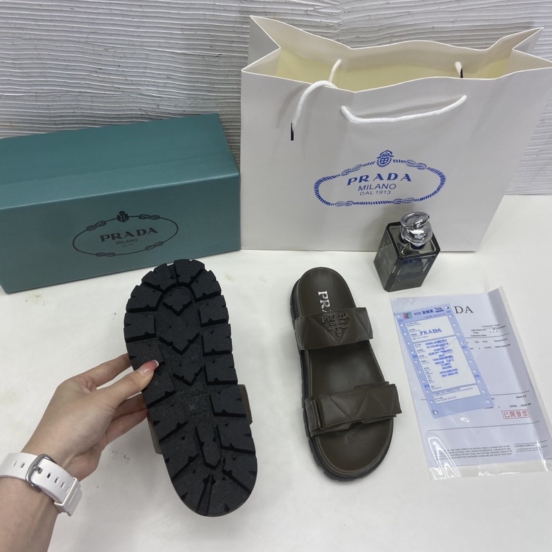 Dép lê 2 quai pra da fullbox