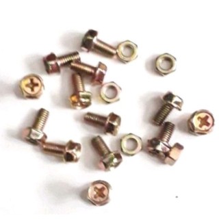 Ốc+tán .bình ắc quy 5- 6ly -10.bộ..