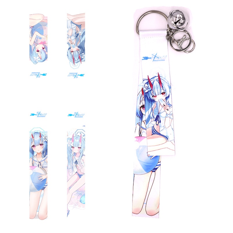 Móc Chìa Khóa Hình Nhân Vật Shirasu Azusa Trong Anime Blue Archive NS3