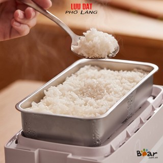 (MẪU MỚI) Hộp cơm điện Bear DFH-B17K2, 3 khay 2 tầng