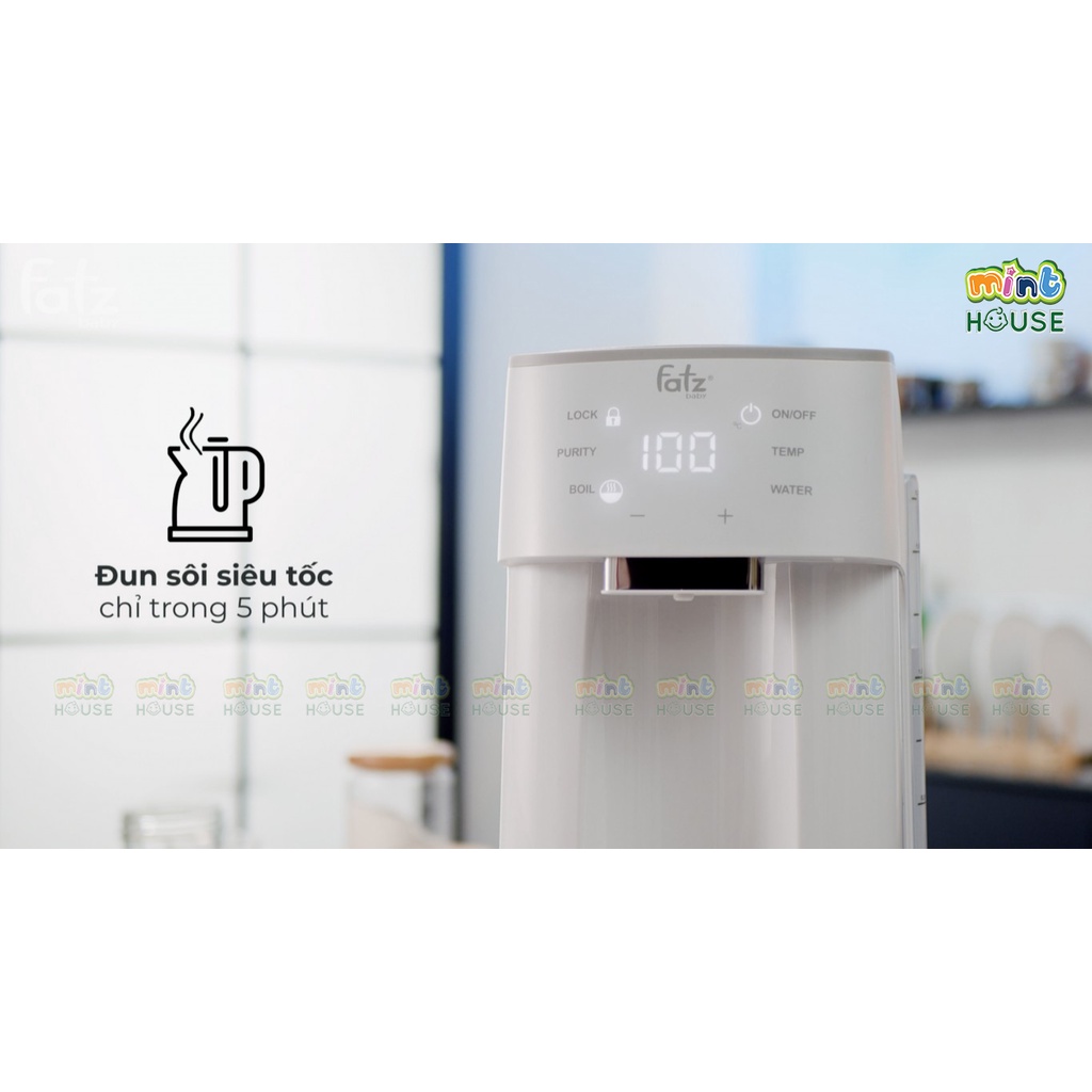 FATZBABY Máy đun và hâm nước pha sữa thông minh Smart 2 FB3817TN - Cửa hàng mẹ và bé Mint House