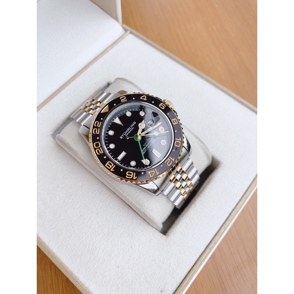 ĐỒNG HỒ NAM CHÍNH HÃNG Stuhrling Aqua-Diver 39683 Quartz