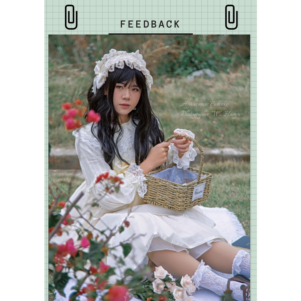 Băng đô lolita mềm mại nhiều màu siêu xinh