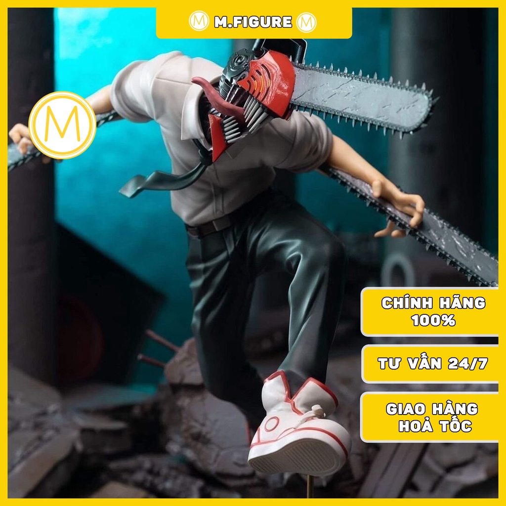 MÔ HÌNH CHÍNH HÃNG DENJI - Chainsaw Man - Luminasta (SEGA)