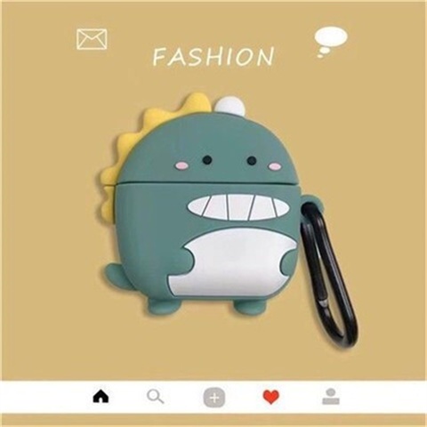 Vỏ Bảo Vệ Hộp Sạc Tai Nghe OPPO ENCO BUDS 2 Bằng Silicon Họa Tiết Hoạt Hình Dễ Thương