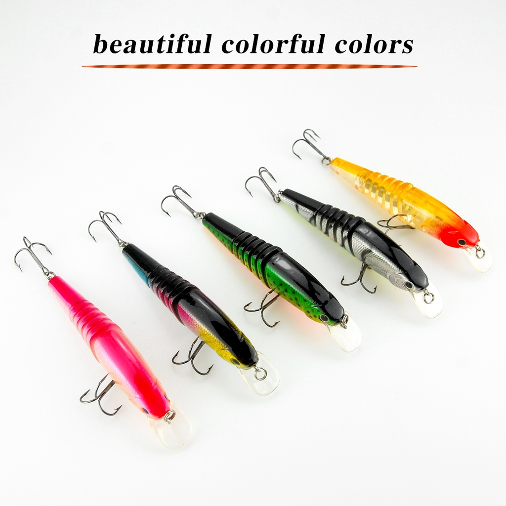 1 Mồi Câu Cá Nước Mặn Cứng Kèm Móc Câu 110mm / 18g