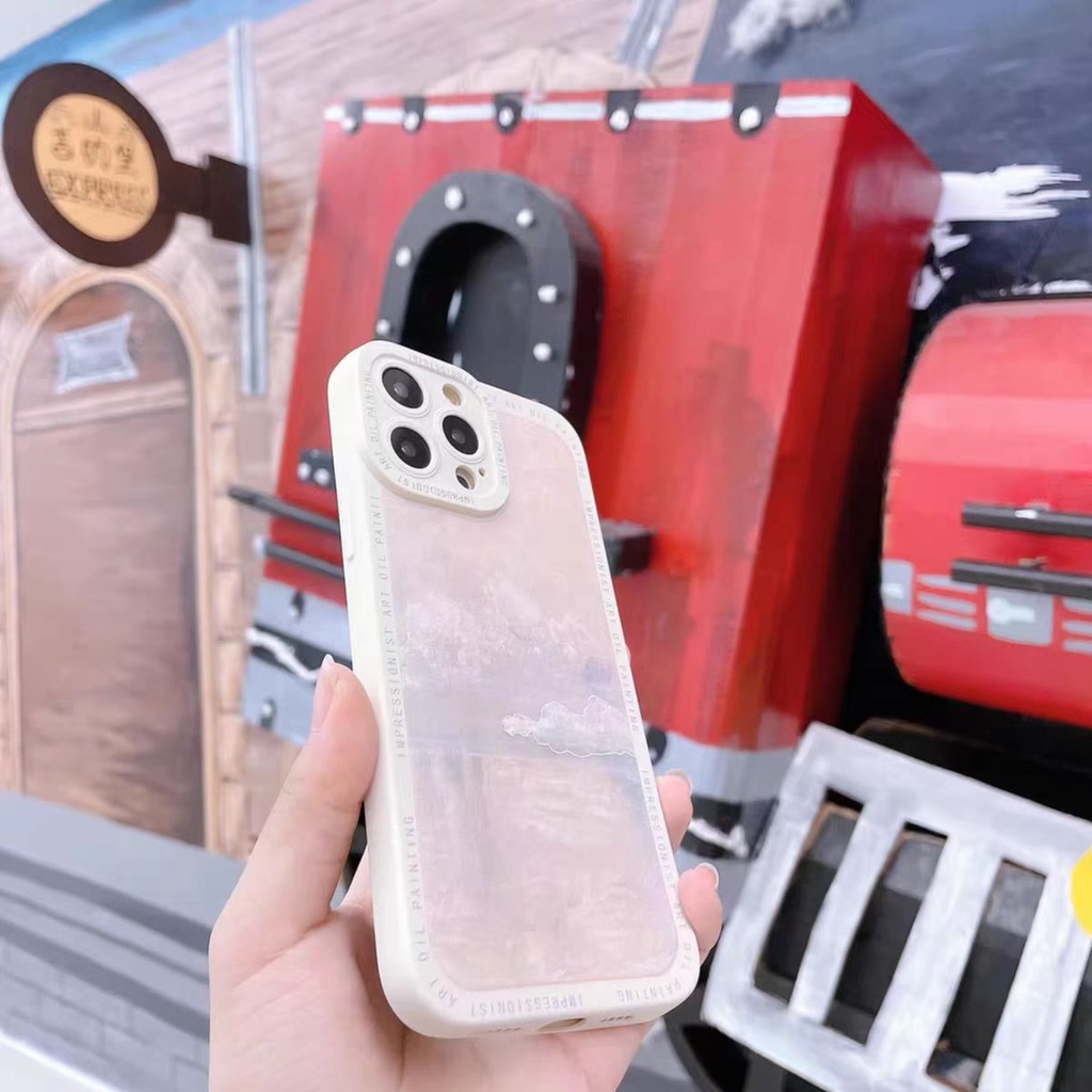 Ốp Điện Thoại TPU Hình Đám Mây Cho iPhone 14 14pro 14Plus 14prm iPhone 13 13prm iPhone 11 7Plus 8Plus Xr XS 12 Pro Max