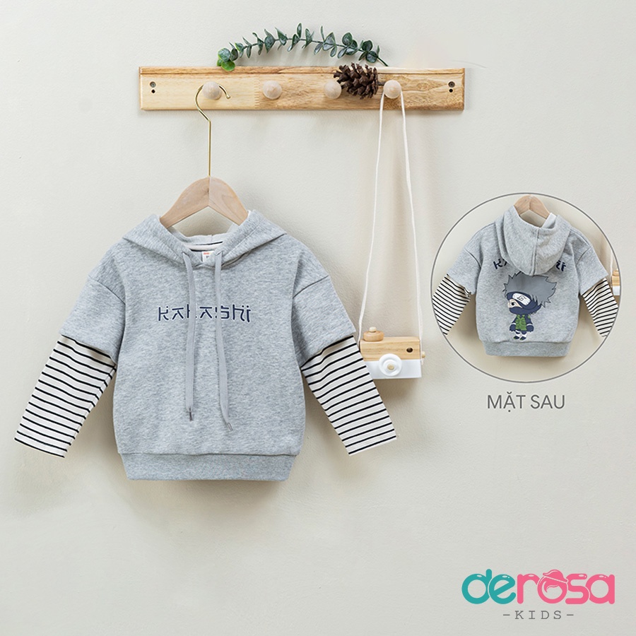 Áo Hoodie DEROSA KIDS cho bé trai bé gái từ 2 đến 6 tuổi AWKDZ636A