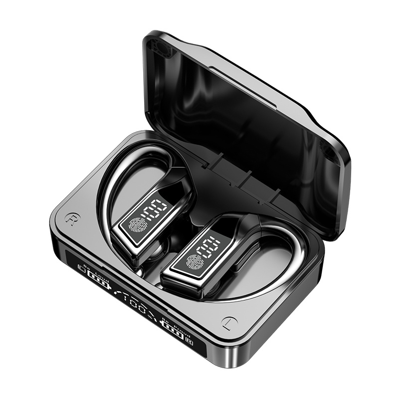 Tai Nghe Không Dây Q8 TWS Bluetooth Dạng Móc Tai Cảm Ứng Giảm Tiếng Ồn Chống Thấm Nước Có Micro