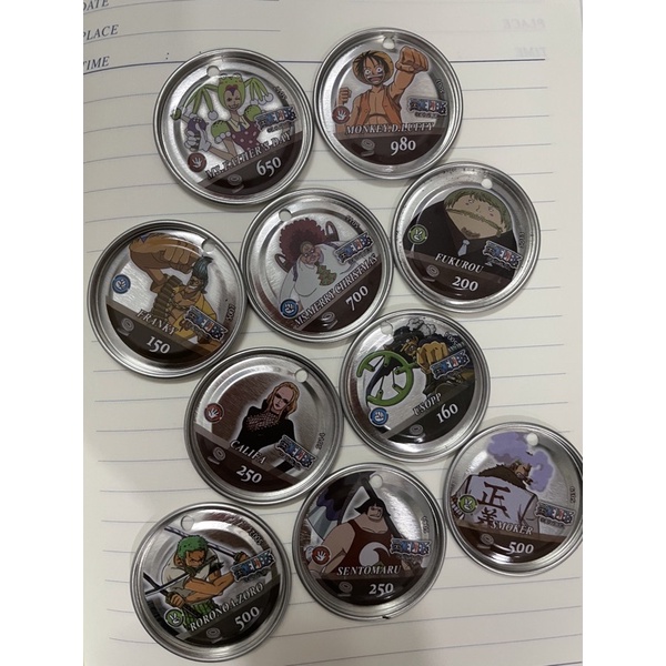 combo 10 thẻ toonies one piece