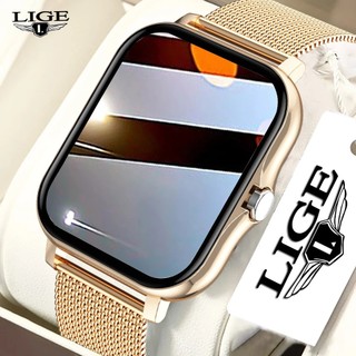 Đồng hồ thông minh nam nữ chống nước 1,69 "màn hình màu full touch sports fitness tracker smartwatch cho android & ios