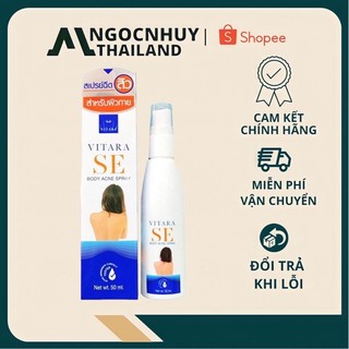 Xịt mụn lưng và ngực vitara se body acne spray thái lan 50ml -