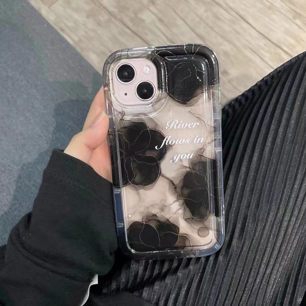 Ốp Điện Thoại TPU Dẻo Trong Suốt Họa Tiết Hoa Xinh Xắn Cho IPhone 14 13 12 11 Pro XS Max XR X 8 7 6S Plus