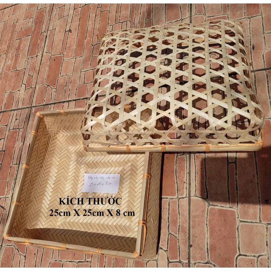 Giỏ Hộp mây tre đựng quà Tết HCM Giá sỉ