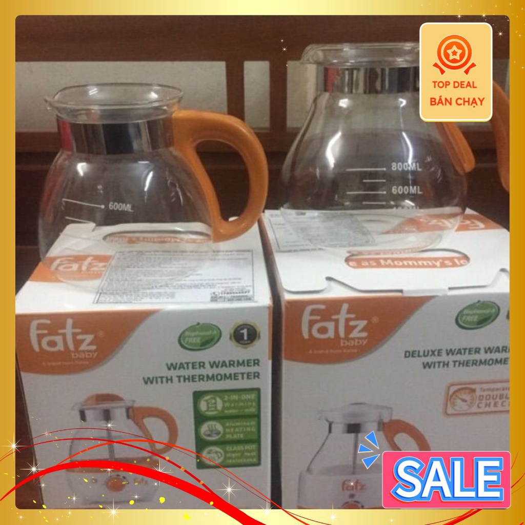 Ấm bình Thủy Tinh Thay Thế Fatzbaby 600ml/800ml