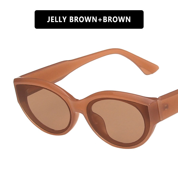 Kính Mát Gọng Oval Phong Cách Âu Mỹ Cổ Điển Dành Cho Nữ