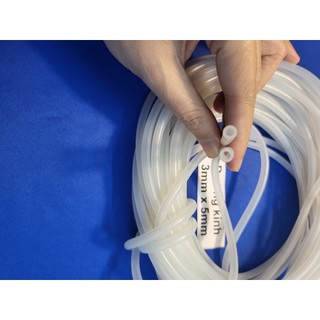 Ống silicon phi 3, kích thước 3x5 mm (đơn giá /1 mét)