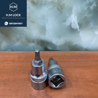 Đầu tuýp 1/2" lục giác licota - tuỳ chọn size - hàng nhập khẩu đài loan