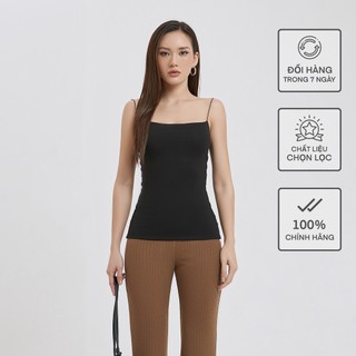 Áo Hai Dây Thường Nữ Busy Thun Dẻo Co Giãn 2 Lớp Không Viền Ôm Sát HDT