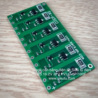 Mạch cân bằng điện áp Siêu tụ điện 6S cho siêu tụ 10F-100F