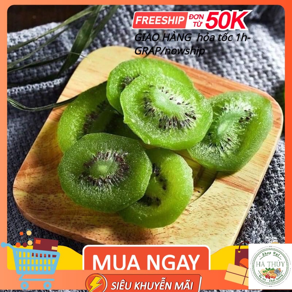 Mứt kiwi xanh sấy dẻo ngon