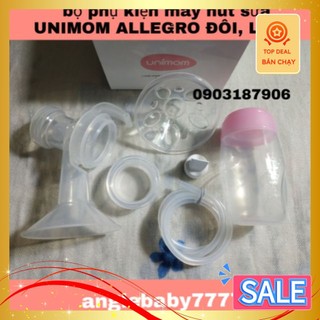 01 bộ phụ kiện máy hút sữa unimom ALLEGRO ĐÔI, MINUET , KPOP UNIMOM