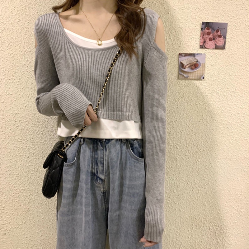 Áo Thun Tay Dài Thiết Kế Mới Thời Trang Mùa Xuân Thu Dành Cho Nữ