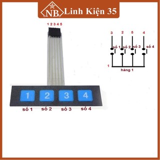 Bàn phím Maxtrix ma trận 1x4