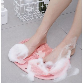 Tấm Silicon chà lưng massage lưng, massage chân