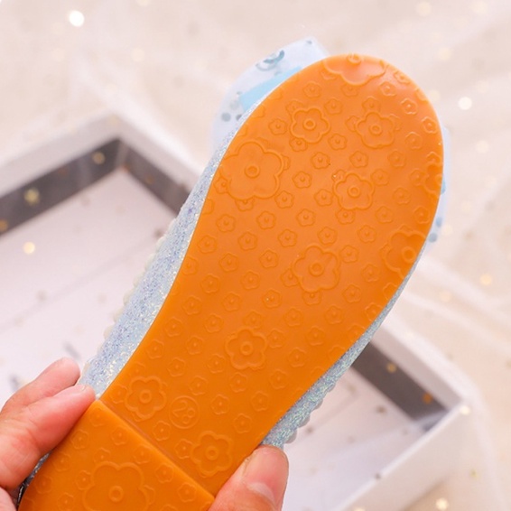 Giày búp bê Elsa công chúa cho bé gái 2-7 tuổi xinh xắn mềm mại