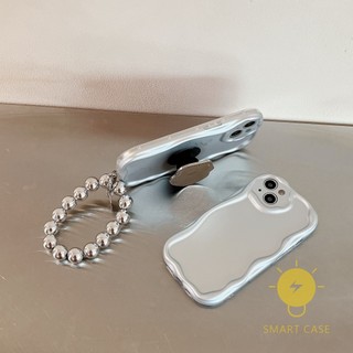 Case For iPhone 14 Pro Max [Matte Silver with Chain Pop Stand] Phone Case For iPhone 14 Pro Max Plus 13 12 Mini 11 X XS Max XR SE 8 7 Aesthetic Ins Newest Fashion Korean Style Retro Classic Cute Cartoon Couple Shockproof Protective TPU Cover Shell