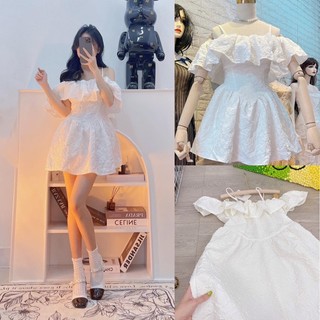 Đầm xốp nhăn siêu xinh, đầm body xốp nhăn kèm ảnh thật
