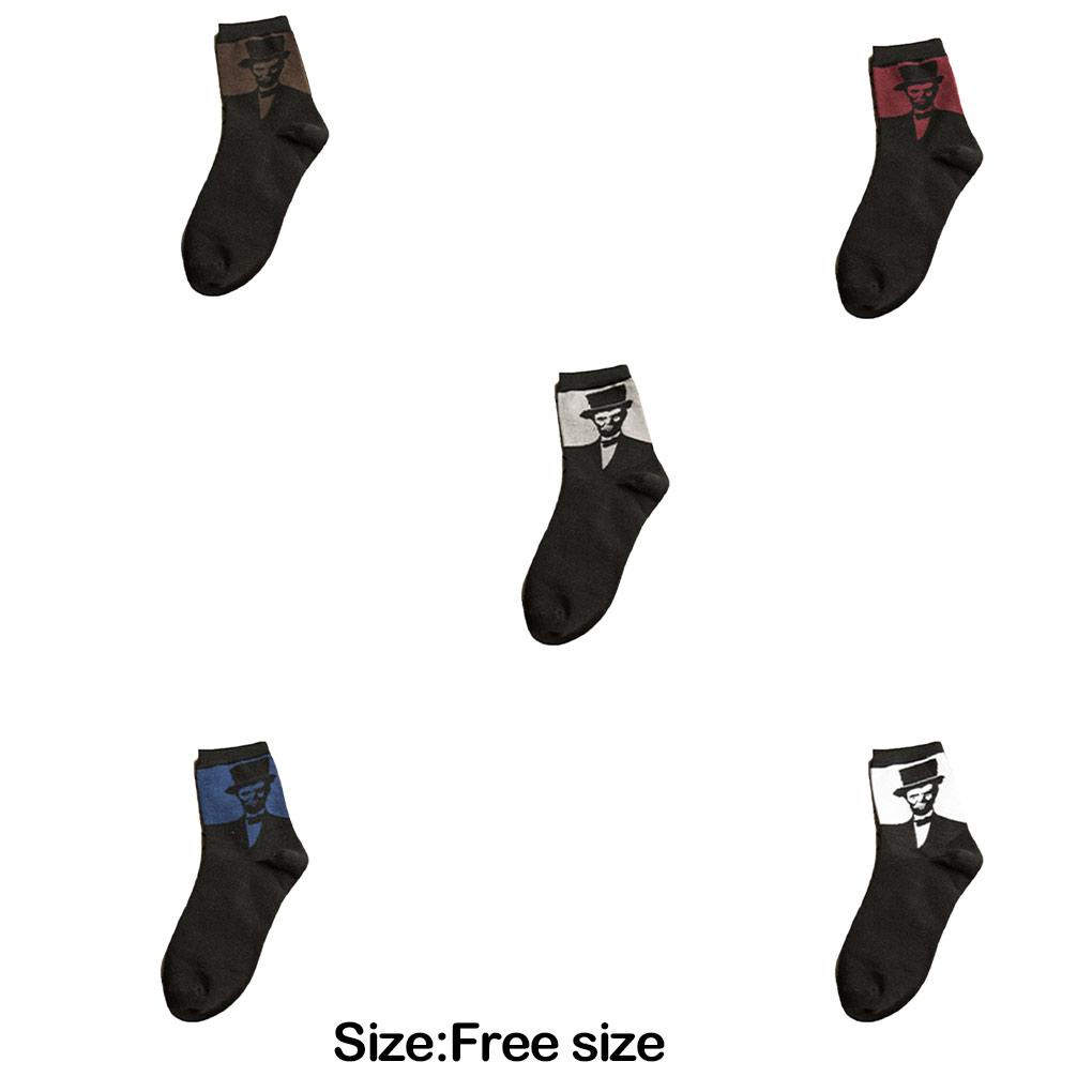 Vớ Cotton 70 Họa Tiết Phong Cách Quý Ông Thời Trang Thu Đông Cho Nam