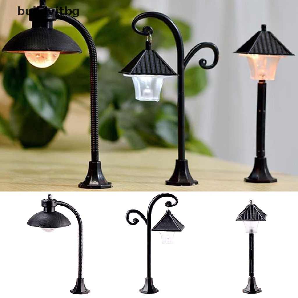 Mô Hình Đèn Đường Công Viên Mini Trang Trí Tiểu Cảnh