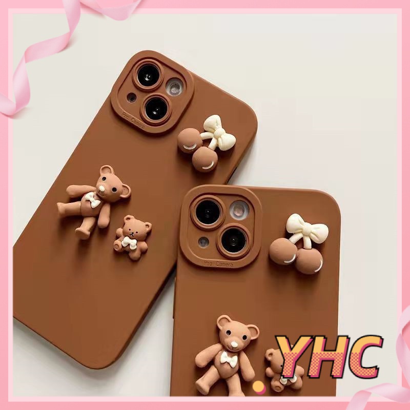 ốp iphone Tpu Hình Gấu Bông tương thích iPhone 6s 6splus 7 7plus 8 8plus X XS XSMAX 11 12 Pro Max Plus Promax-043