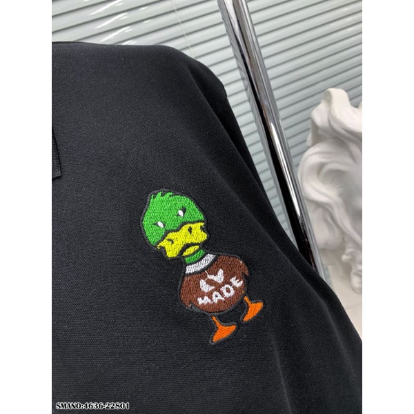 Áo polo thêu hình trend mới hàng chuẩn form, ảnh thật